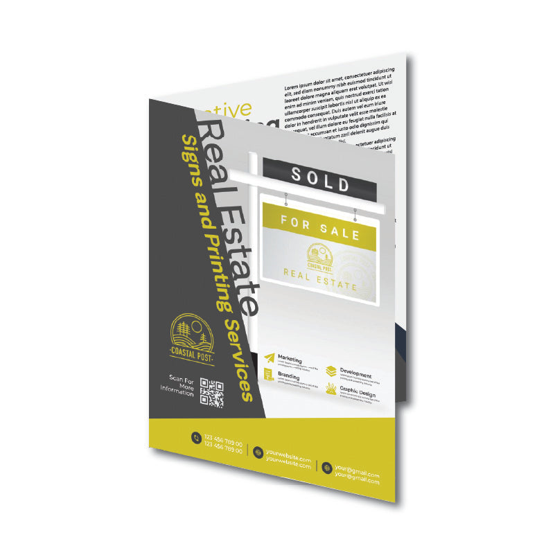 11" x 17" Half Fold Brochures