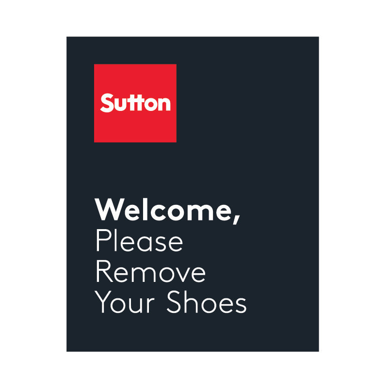Remover Shoes Sign - Darkgrey